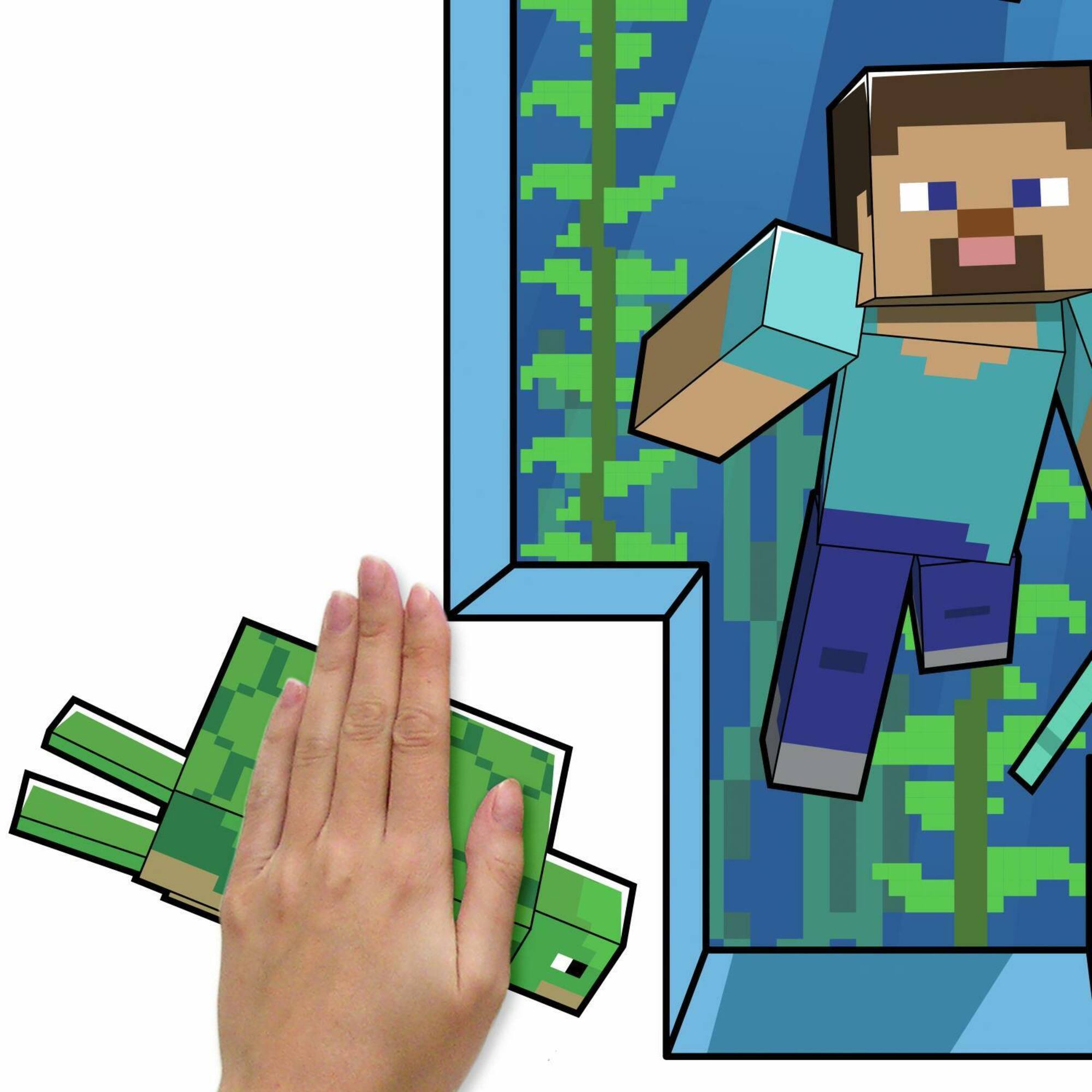 RoomMates Minecraft Peel & Stick Giant Wall Decal